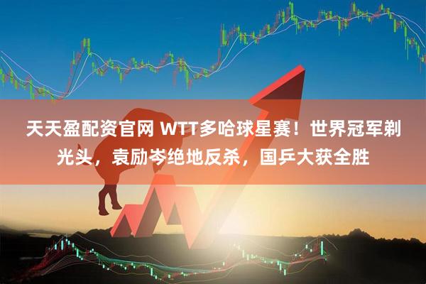 天天盈配资官网 WTT多哈球星赛！世界冠军剃光头，袁励岑绝地反杀，国乒大获全胜